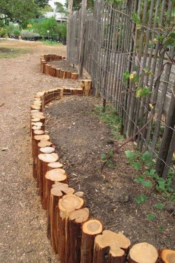 Wooden Log Borders