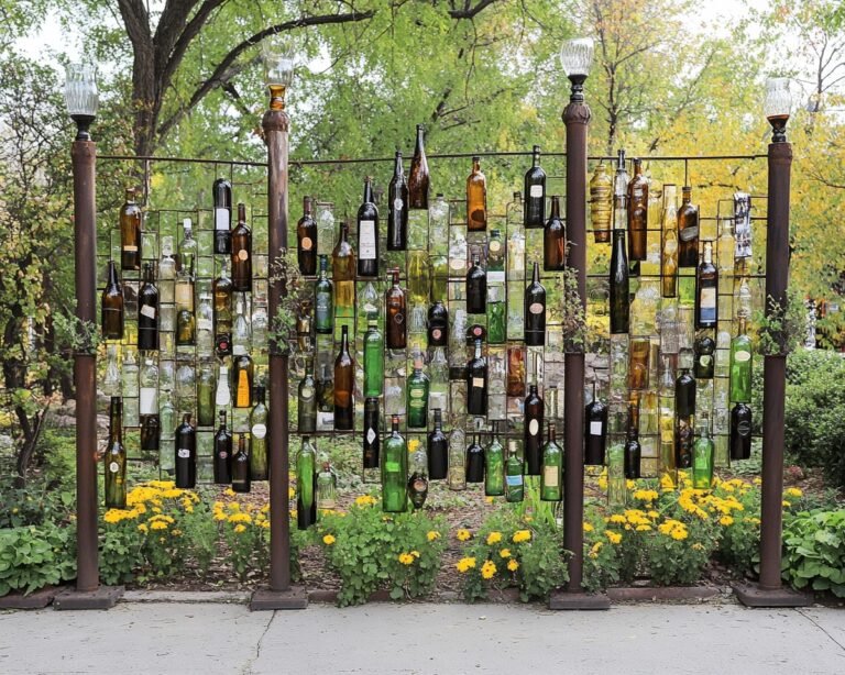 10+ Creative Glass Bottle Landscaping Fixes That Look Expensive