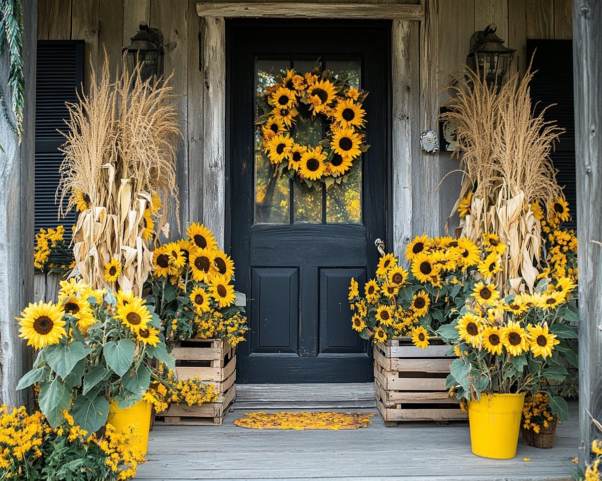 20+ Front Porch Fall Planter Ideas [2024!]