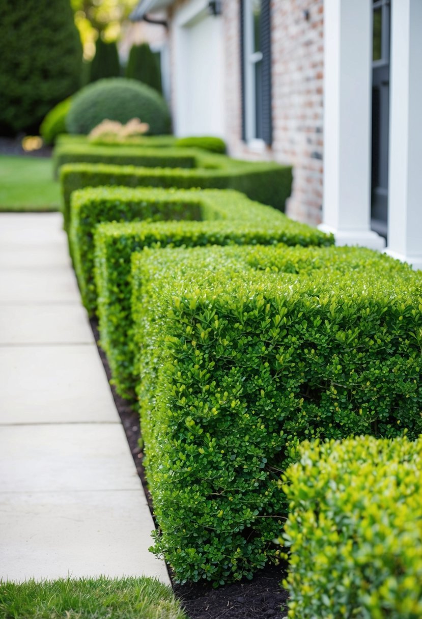 Boxwood Hedge Borders