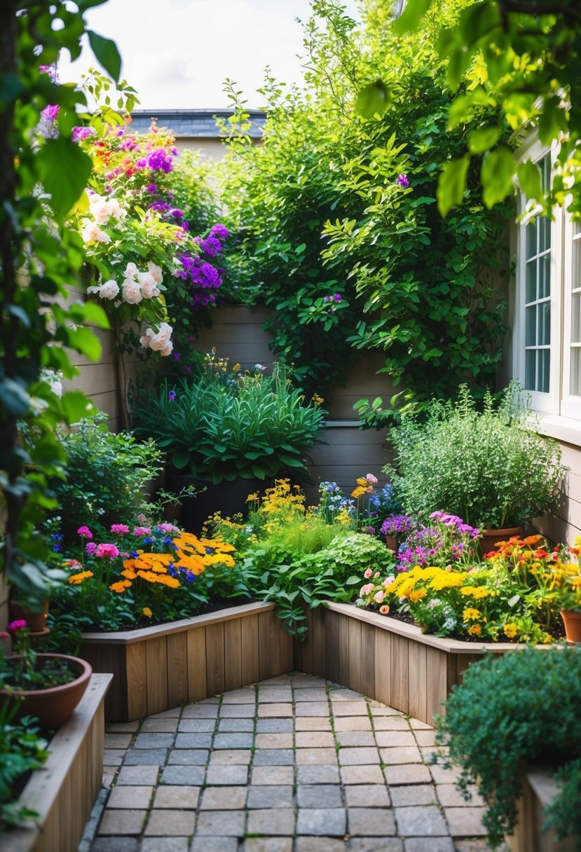 Corner Raised Beds