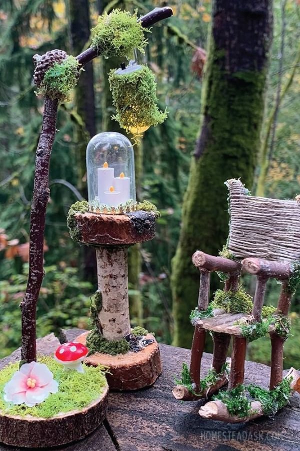 DIY Fairy Garden Furniture