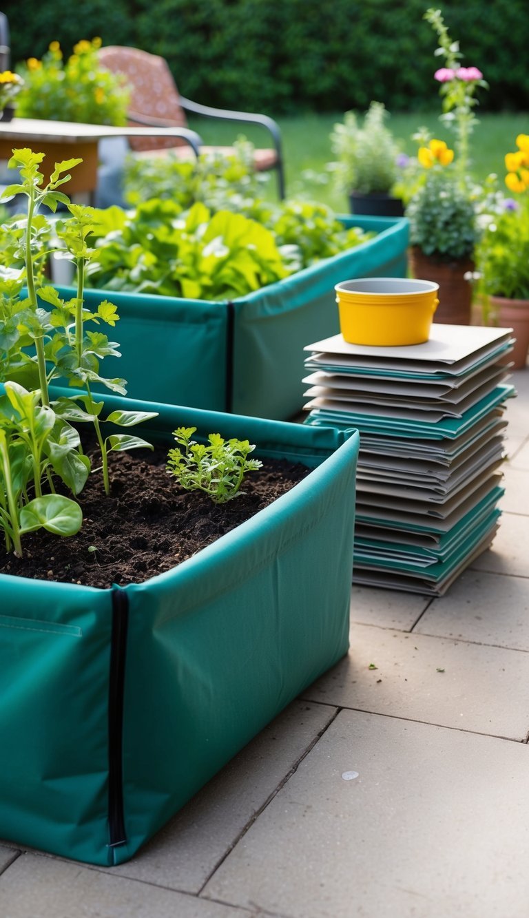 Fabric Raised Garden Beds Encourage Air Pruning