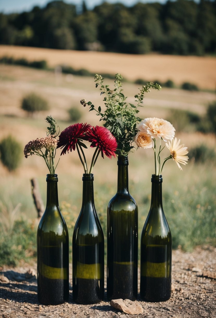 Flower Vases Rustic Centerpieces