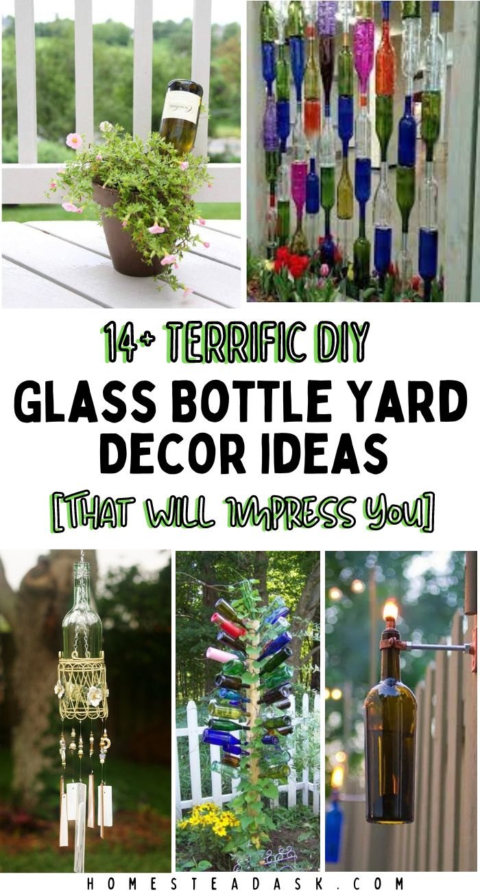 Fun Ways To Use Old Wine Bottles In The Garden