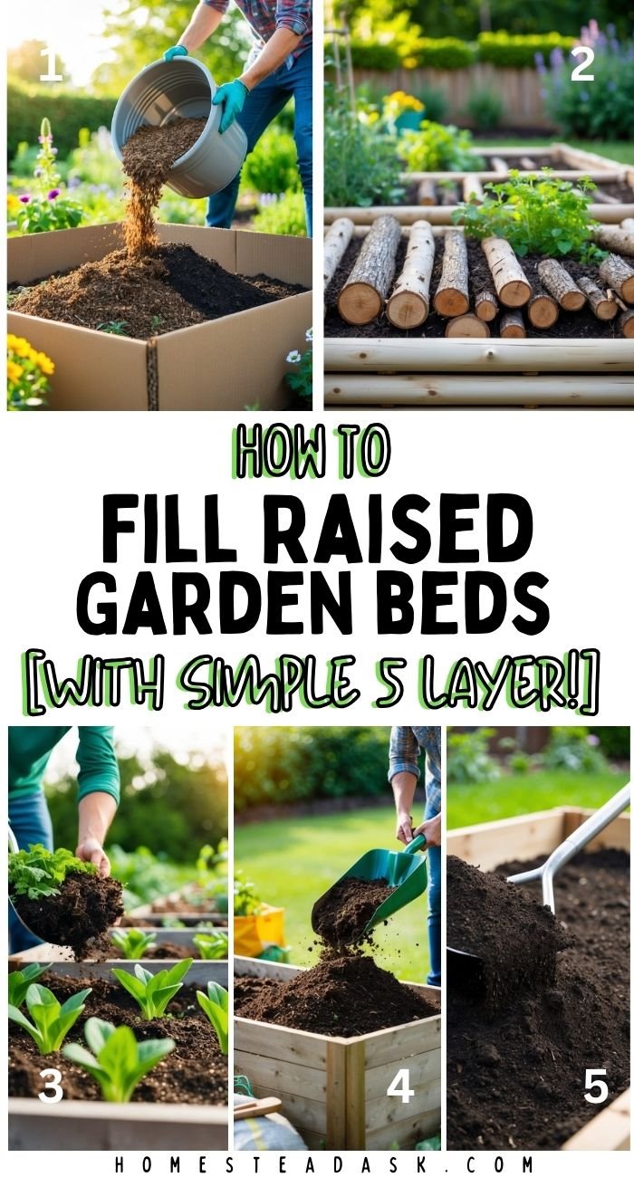 How To Fill Raised Garden Beds 