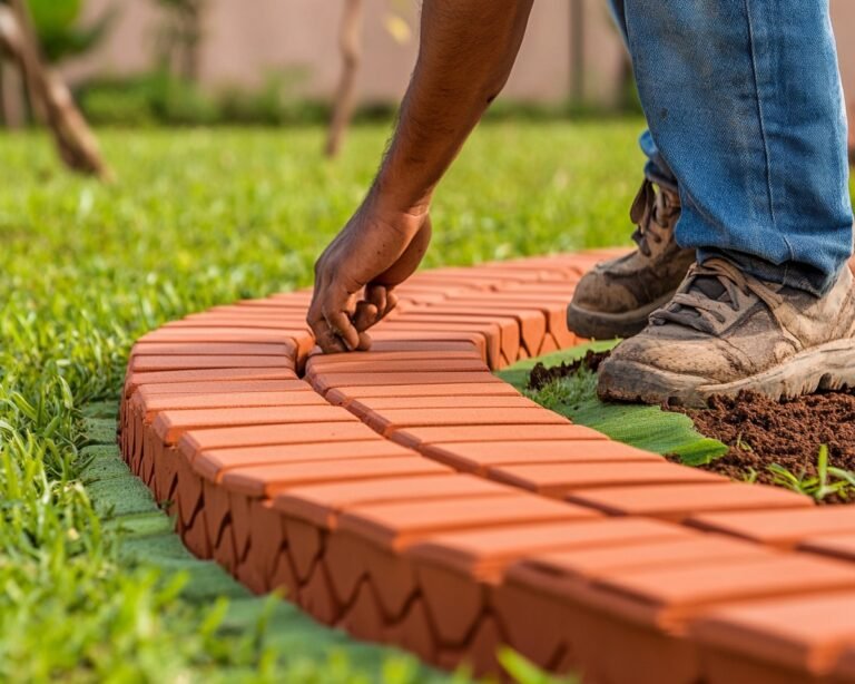 How To Lay Brick Border Garden Edging - [11 Easy DIY Step]