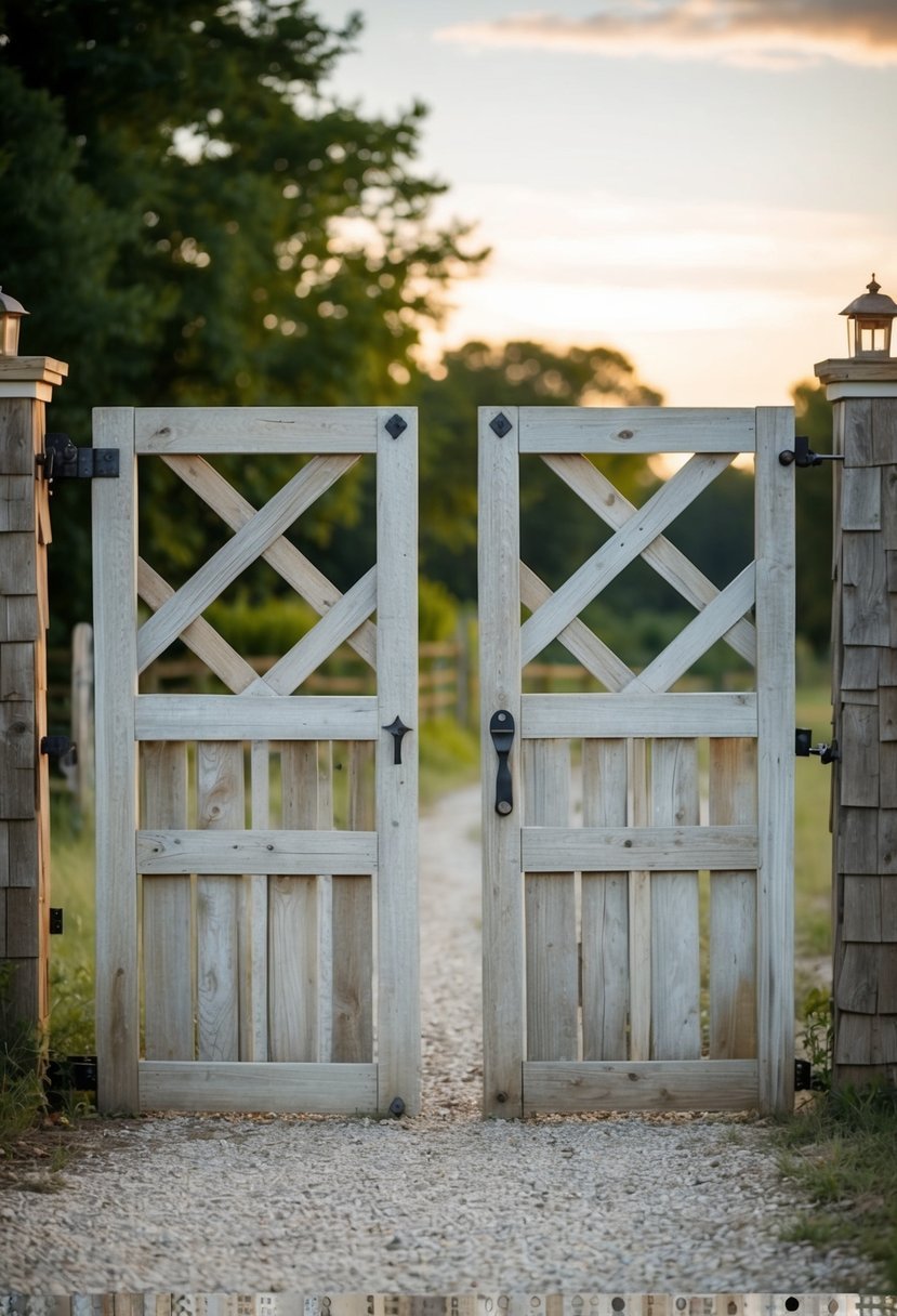 Lattice Paneled Gate