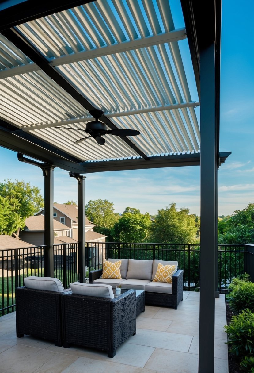 Motorized Louvered Pergola