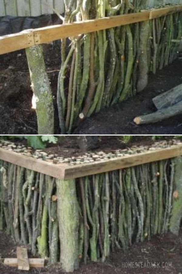 Natural Raised Garden Bed