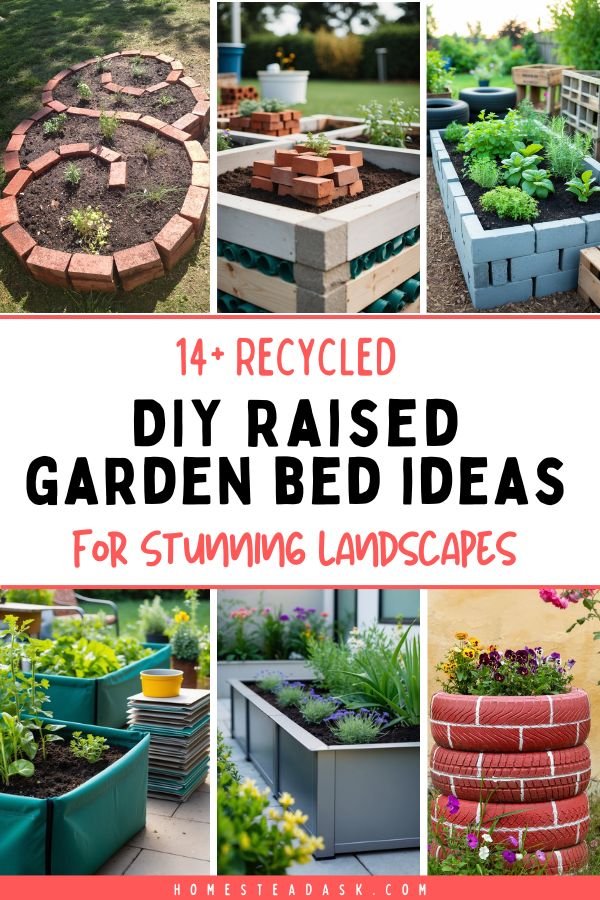 Recycled DIY Raised Garden Bed Ideas