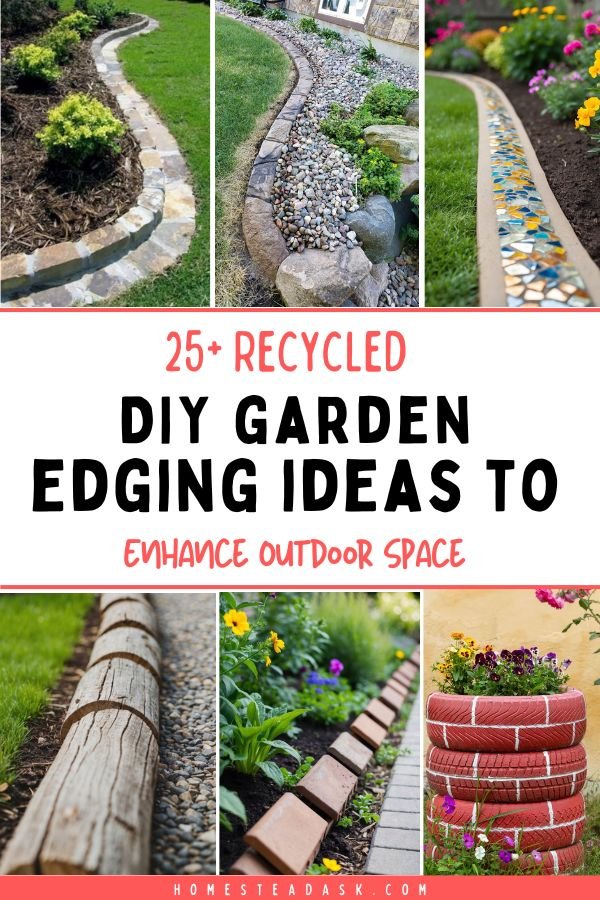 Recycled Garden Edging Ideas 2