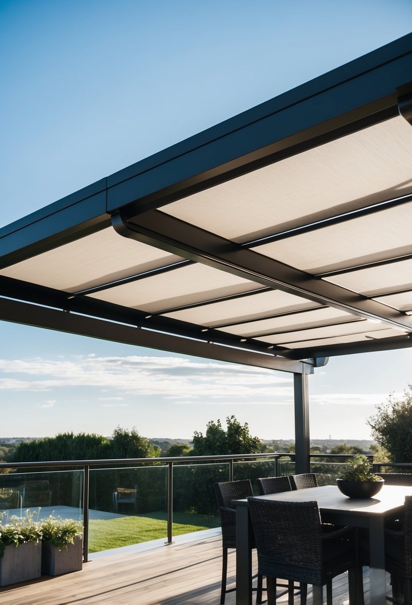 Retractable Roof System for Pergolas