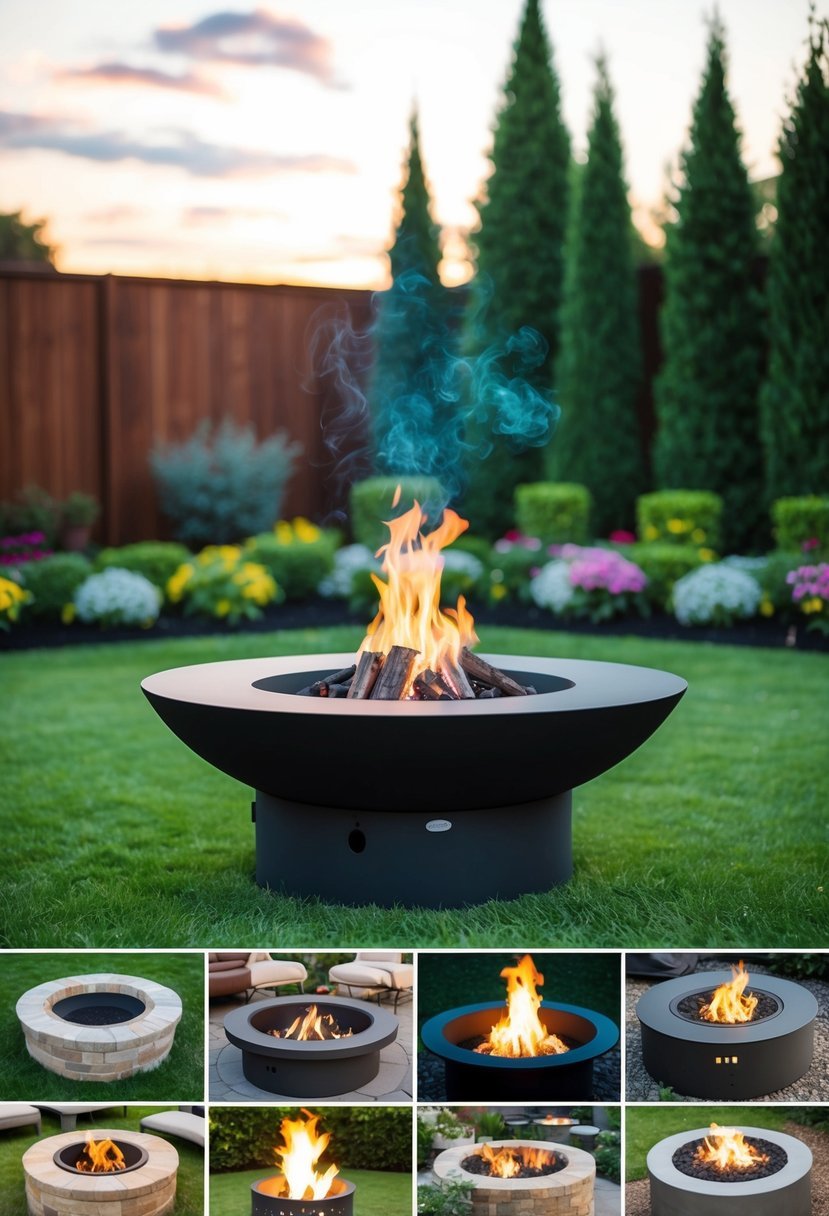 Round Smokeless Fire Pit