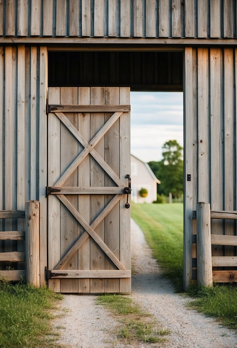 Rustic Barn Door Gate