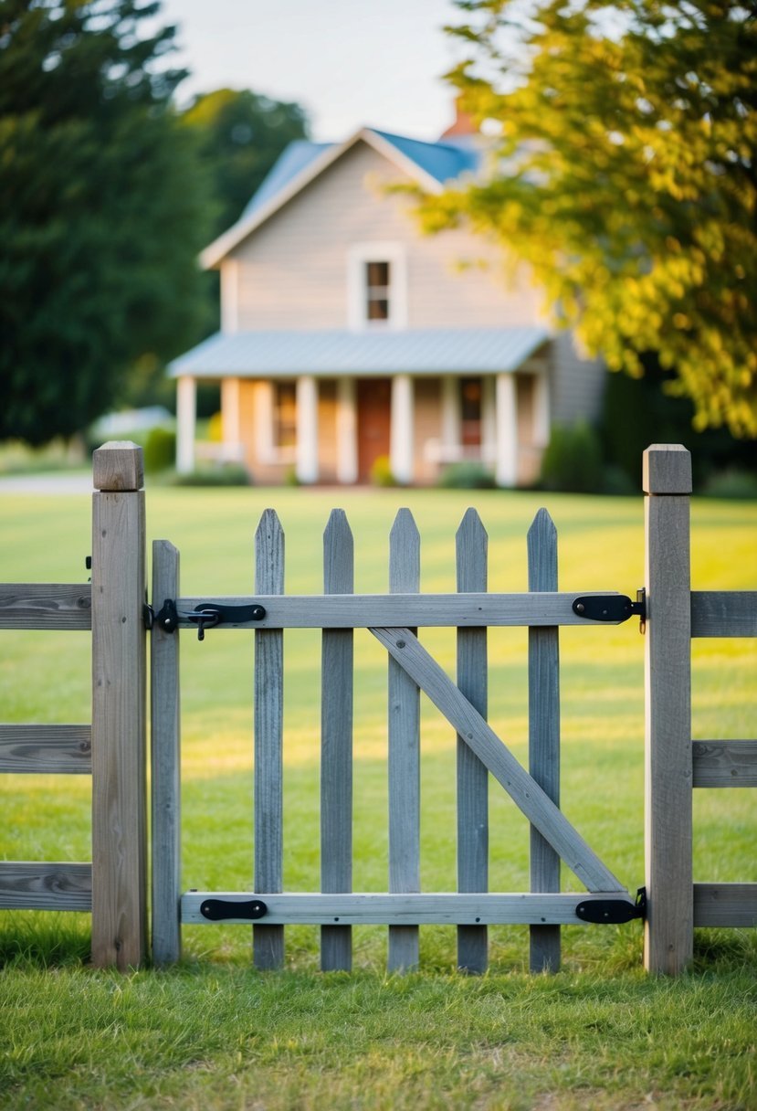 Split Rail Fence Gate