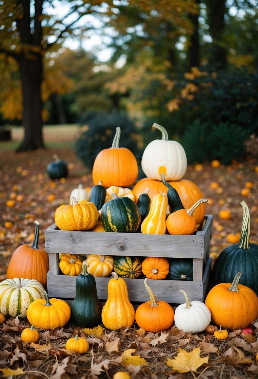 Squash Varieties Decoratively