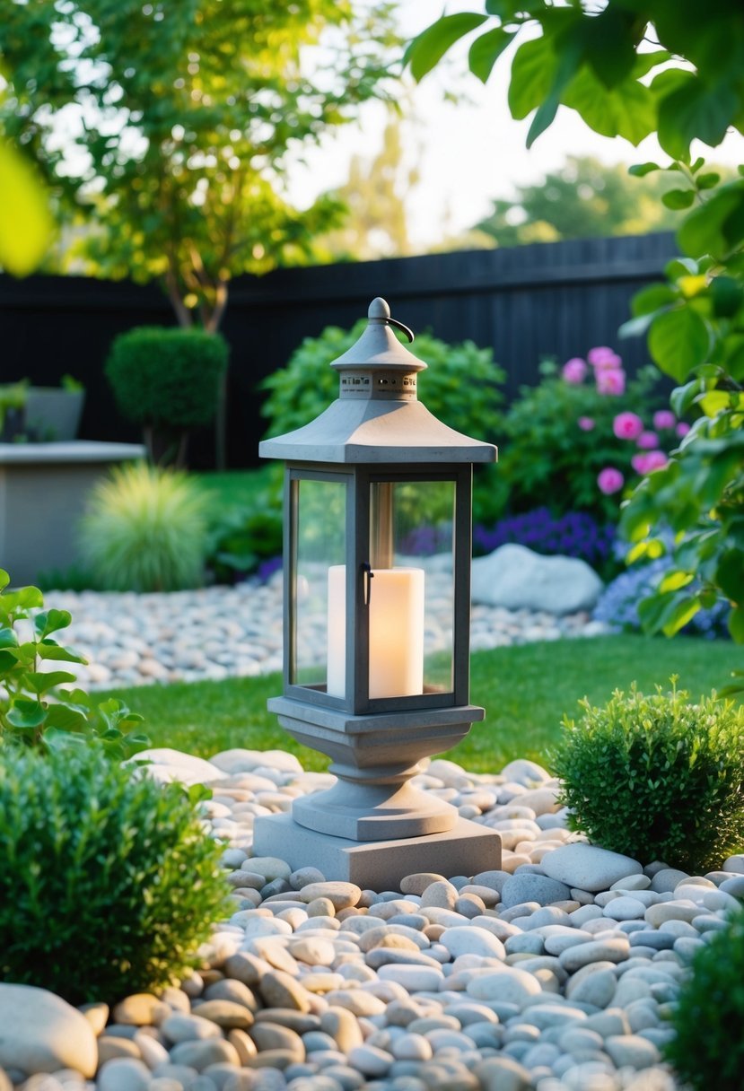 Stone Lantern Accents