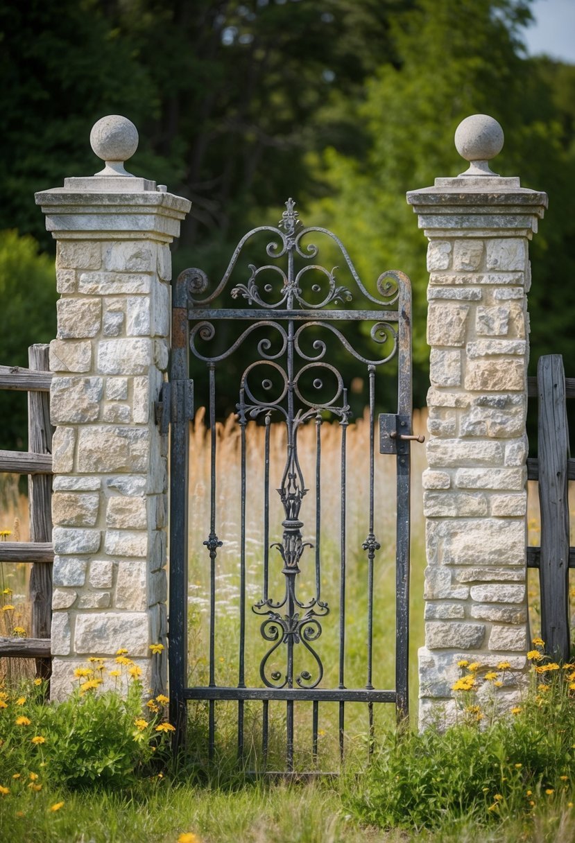 Vintage Iron Gate