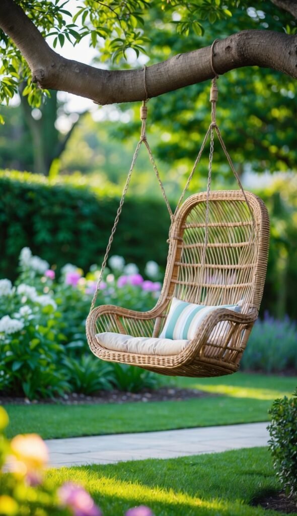 Wicker Swing Chair