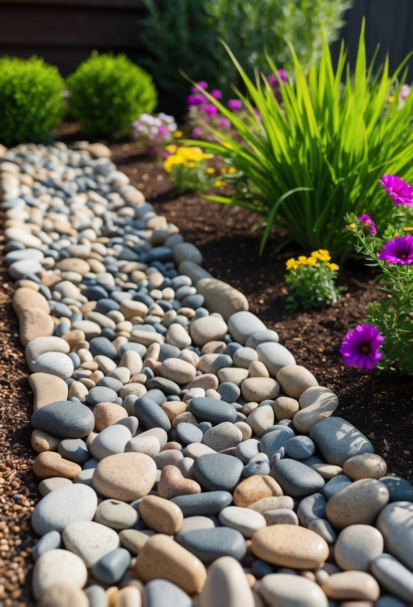 rock garden bed