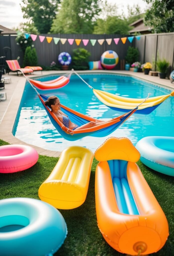 Inflatable Pool Toy Hammock