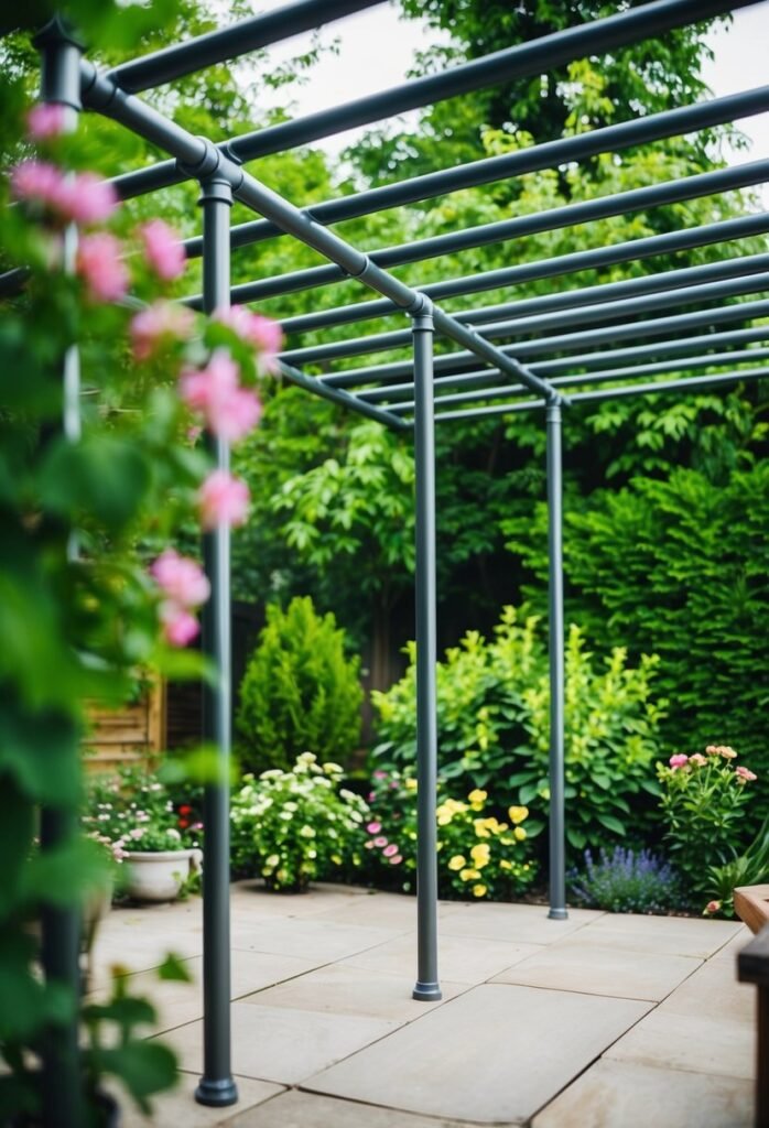 Metal Pipe Pergola