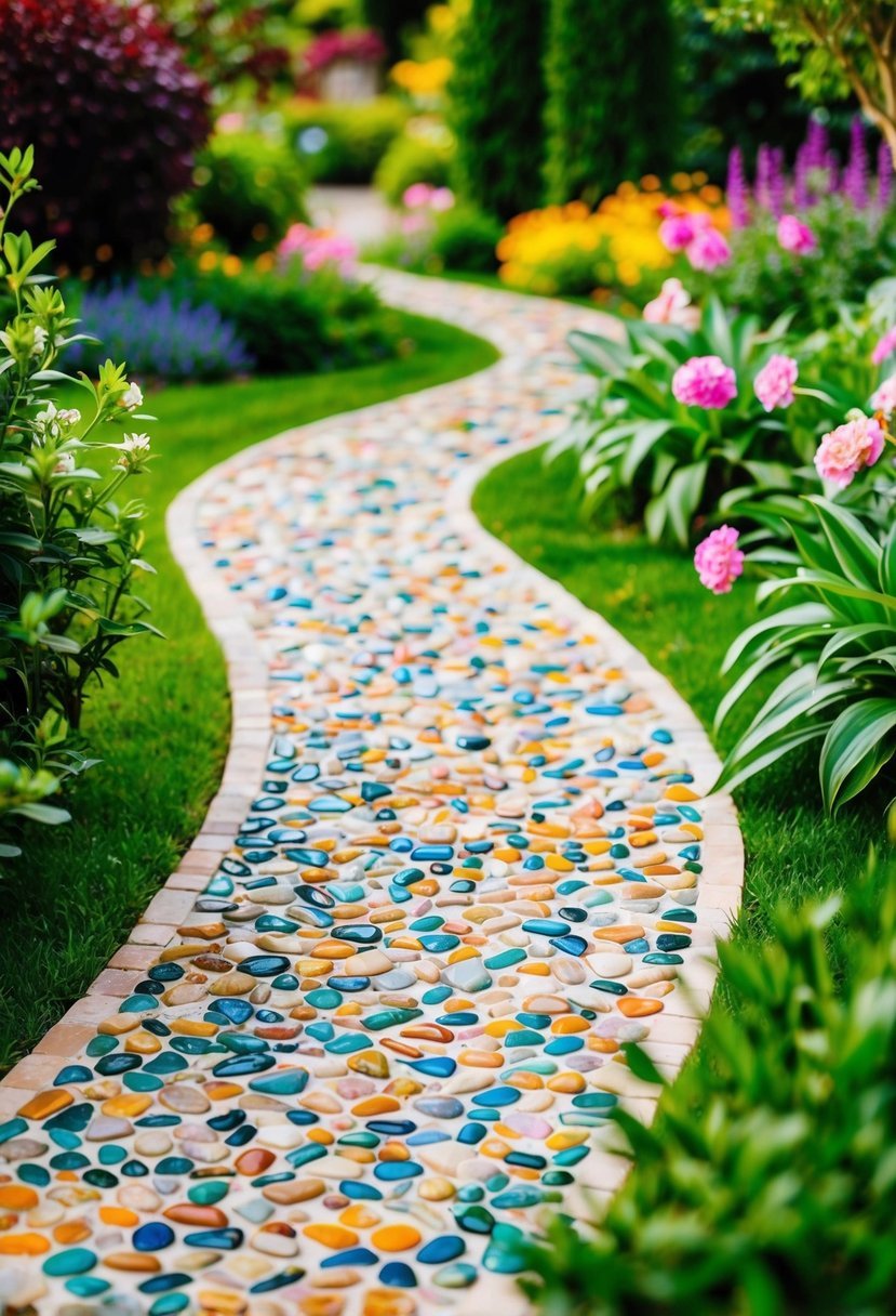 Pebble Mosaic Path