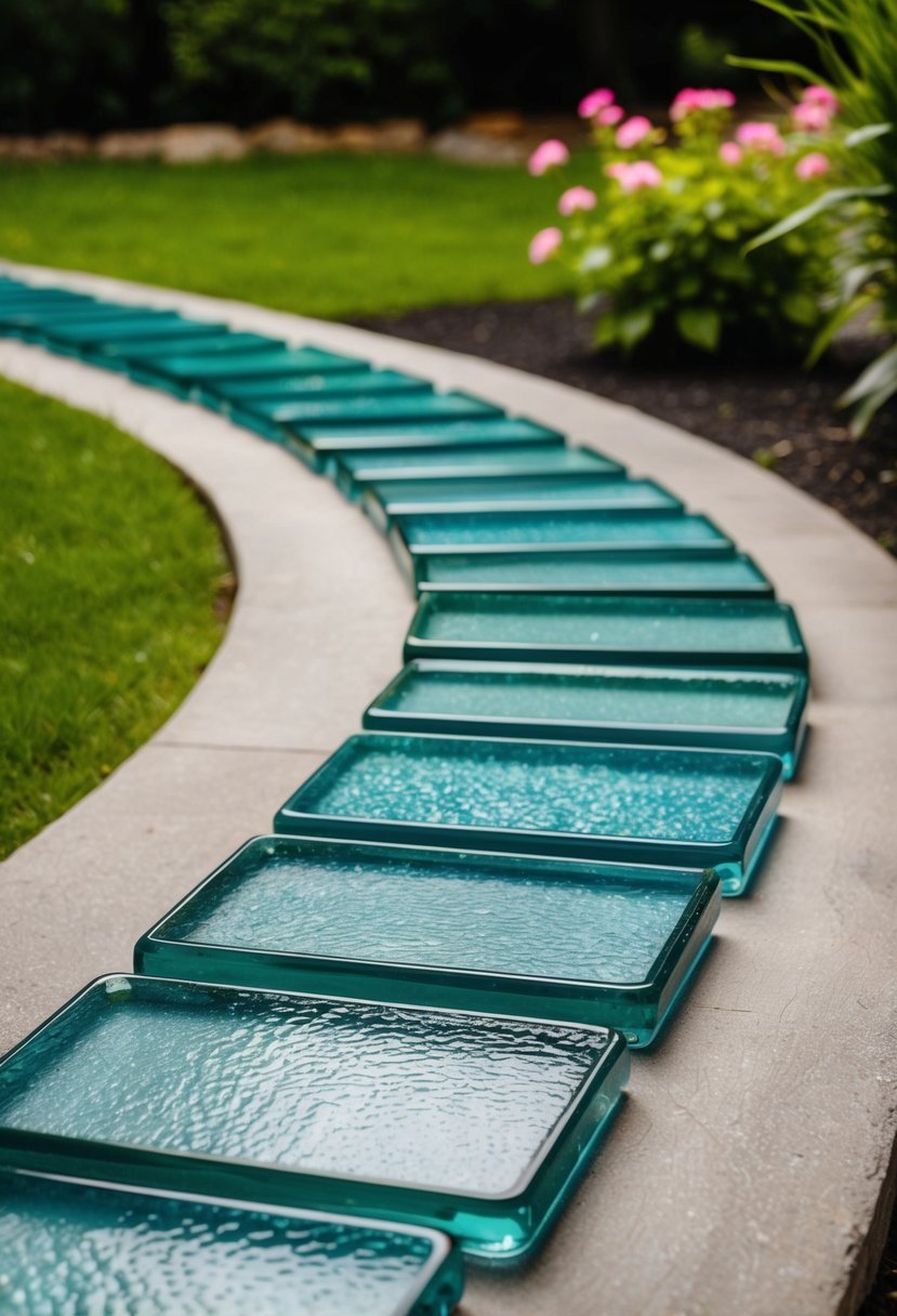 Recycled Glass Path