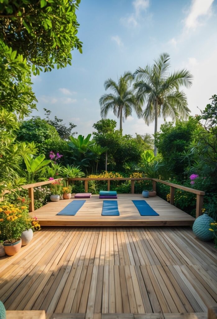 Relaxing Yoga Deck