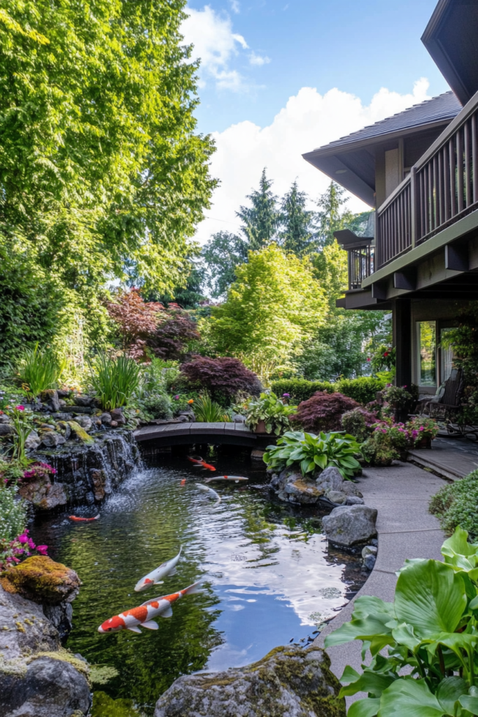 Tranquil Koi Pond