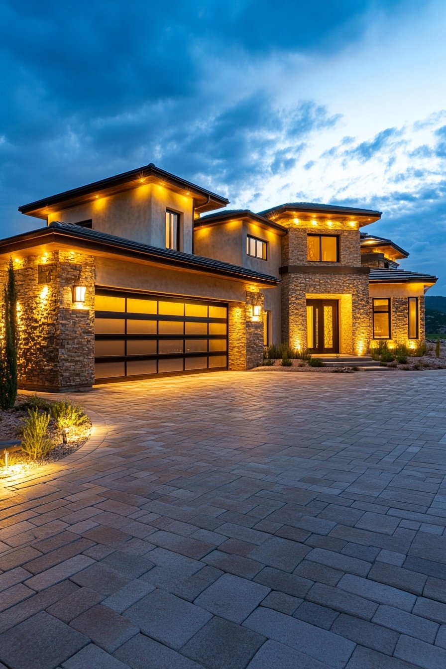 Illuminate Your Driveway With Modern Lighting for a Luxurious Look