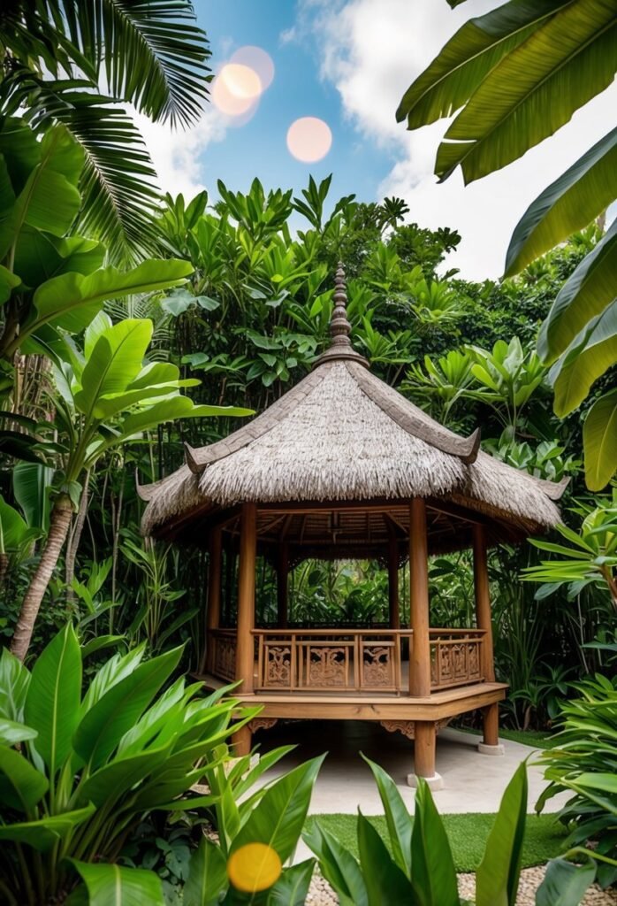 14 Balinese Inspired Gazebo