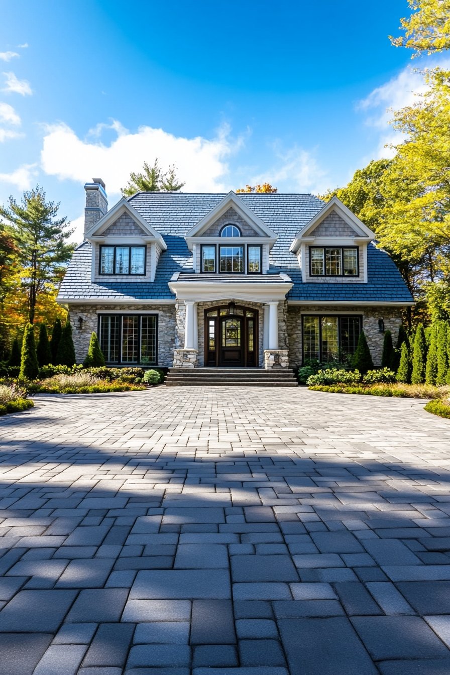 Elevate Your Home’s Elegance With a Stately Paver Driveway