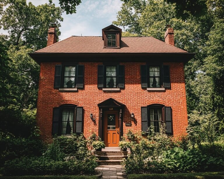 20 Best Front Door Colors For Brick Houses [blue, Green & red]