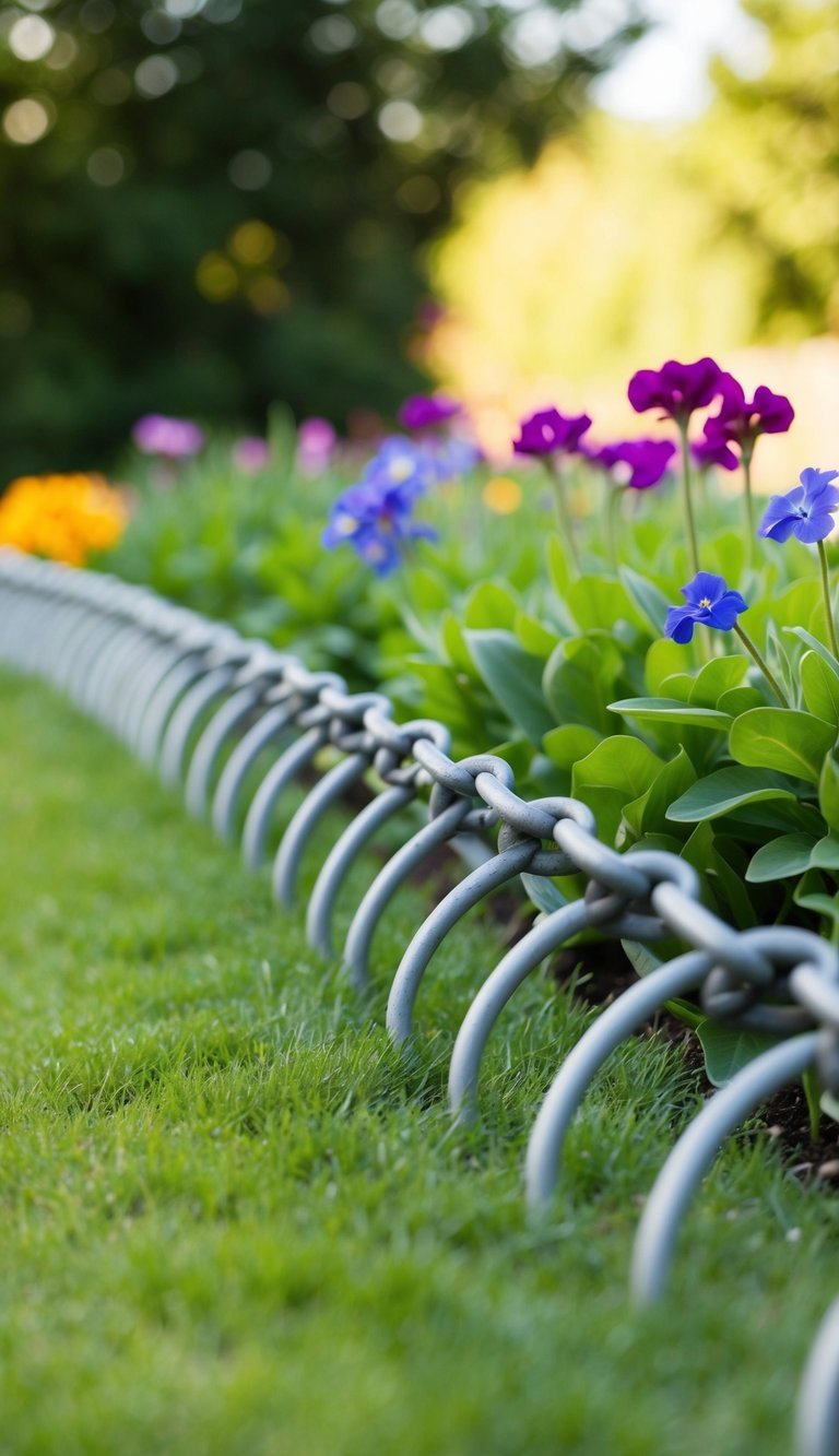 Chain Link Fence Edging