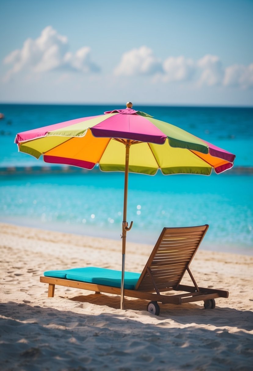 Colorful Beach Umbrella