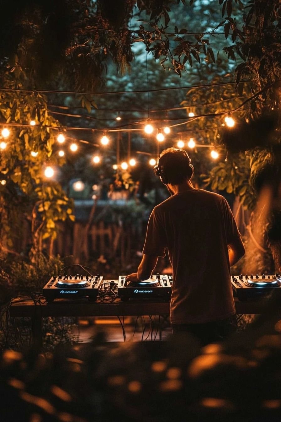 Create a Garden Party Groove With a DIY Outdoor DJ Setup