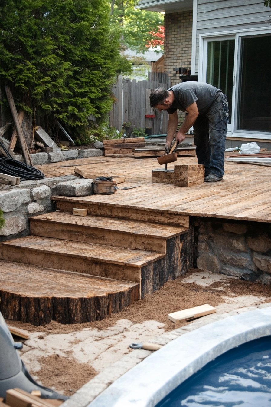 Custom Wooden Steps