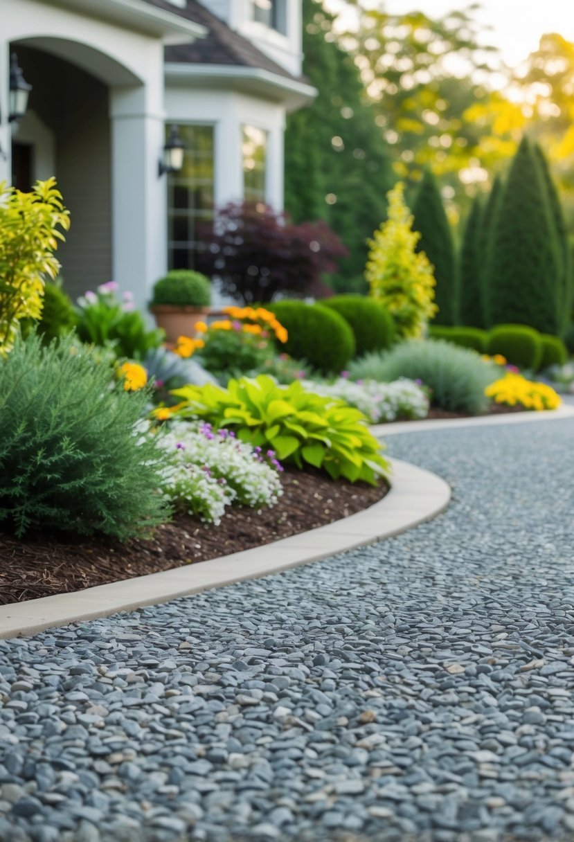 Decorative Gravel Driveway