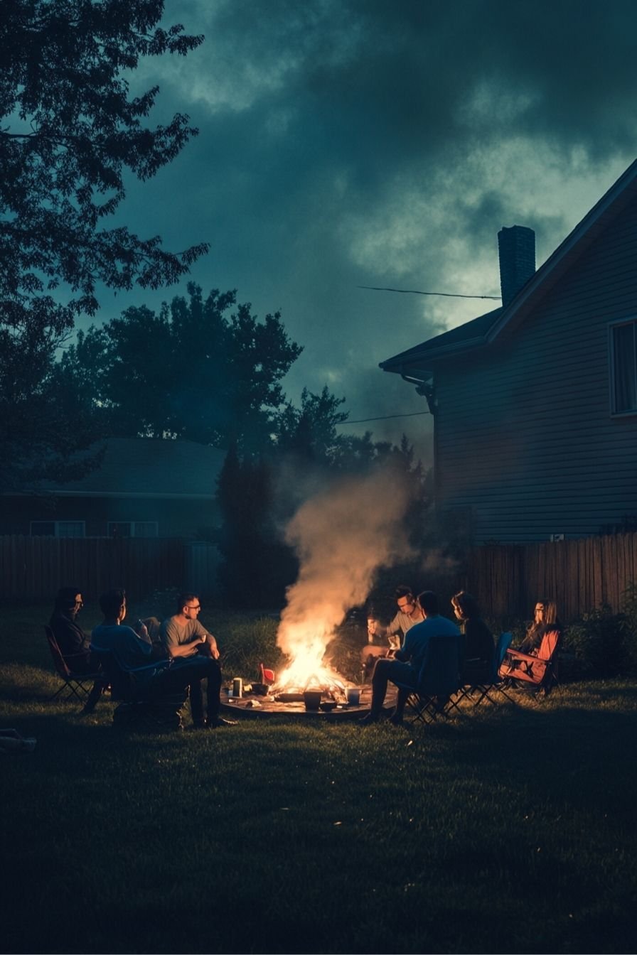 Gather Around a Bonfire for Warmth and Camaraderie