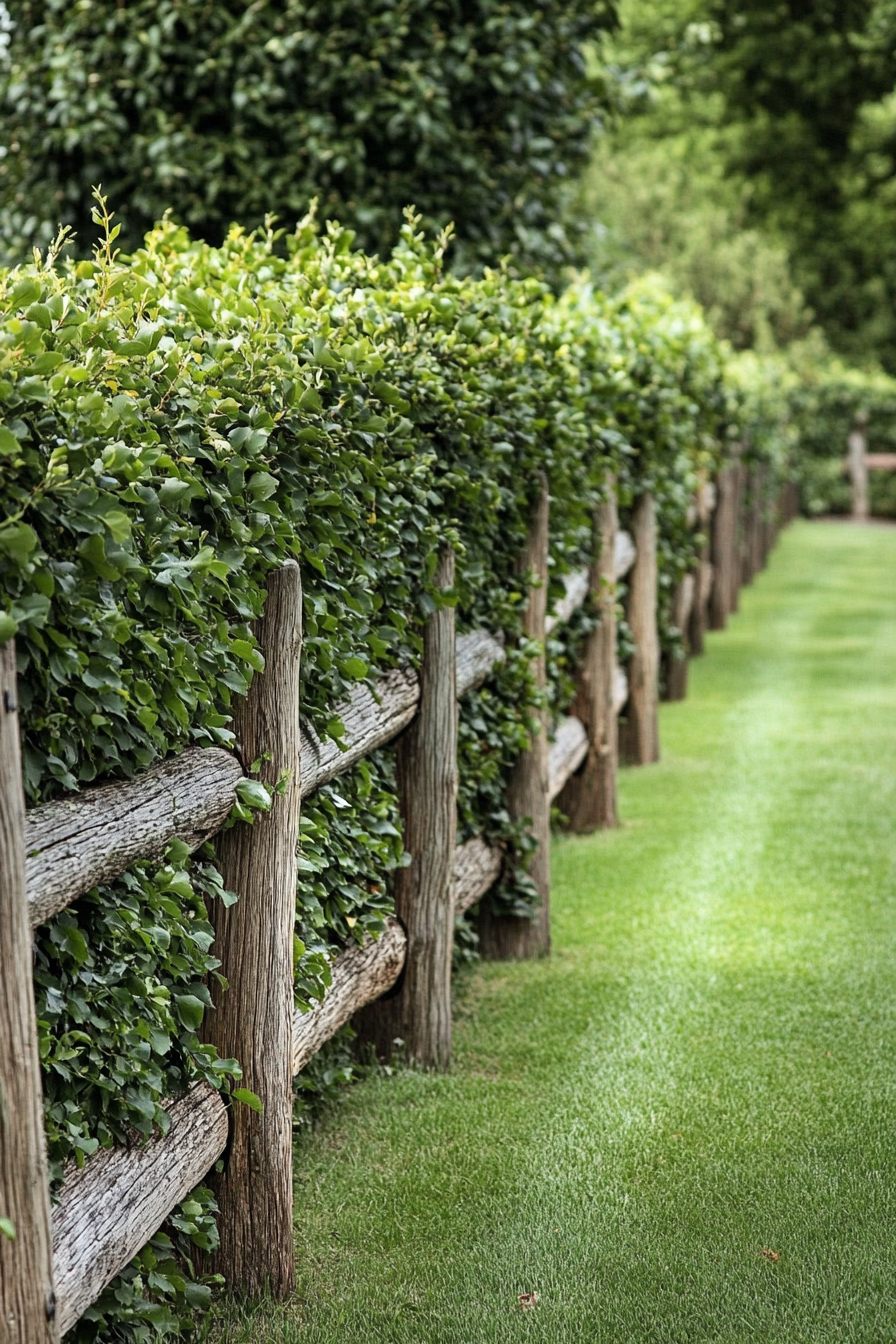 Hedge Boundary Fence