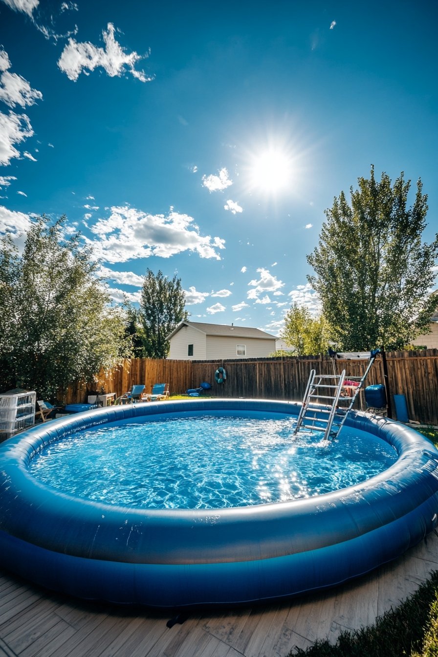 Inflatable Pool Ladder