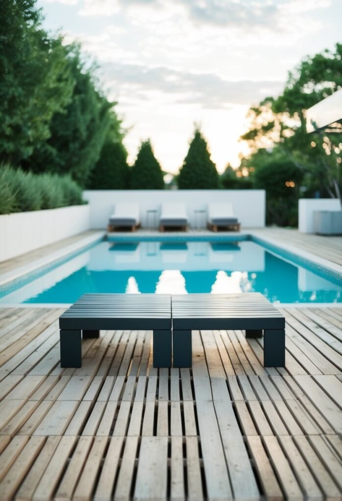 Modern Minimalist Pallet Deck