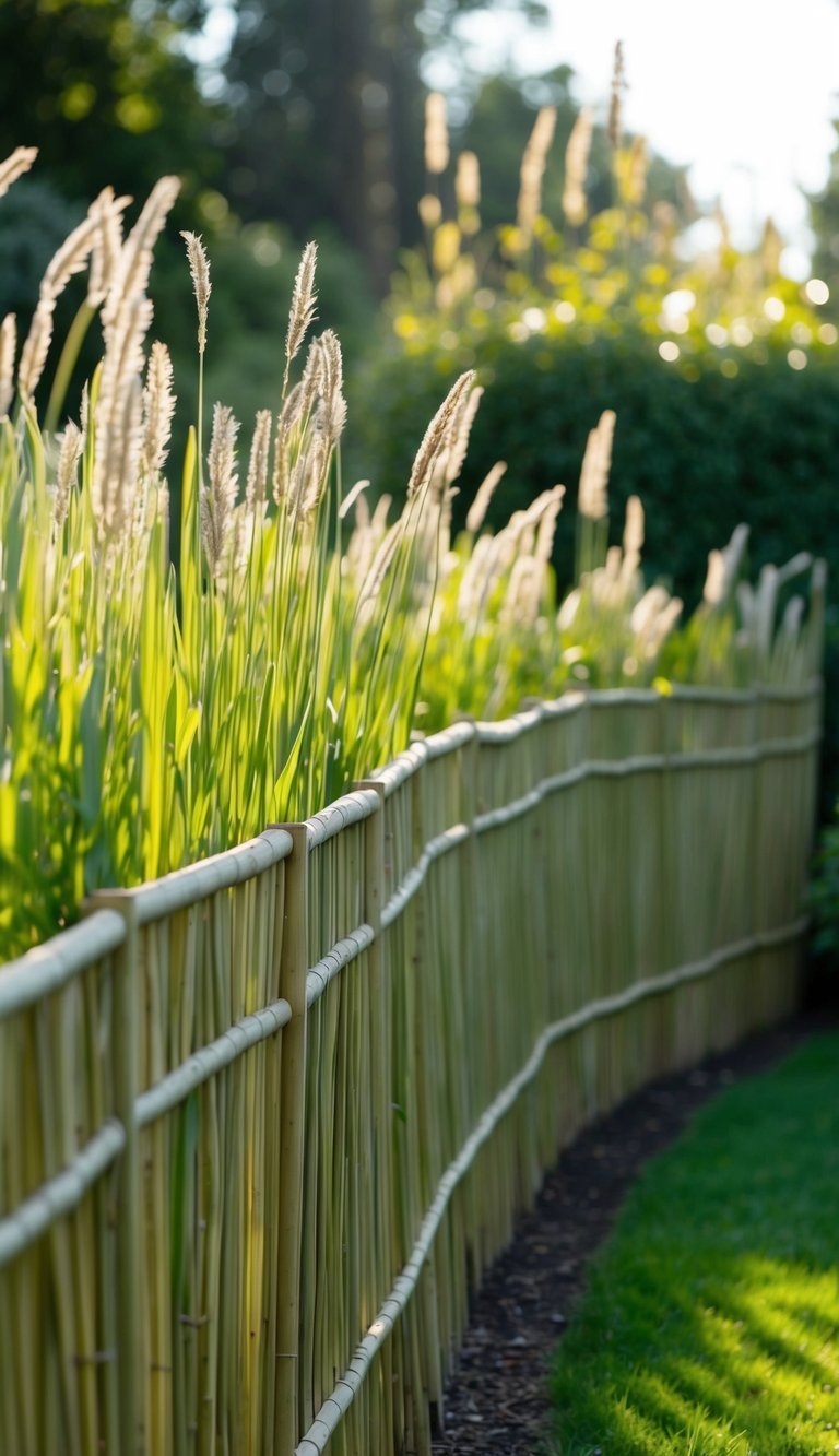 Natural Reed Fence