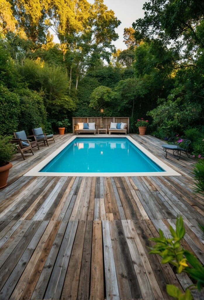 Natural Stained Pallet Deck