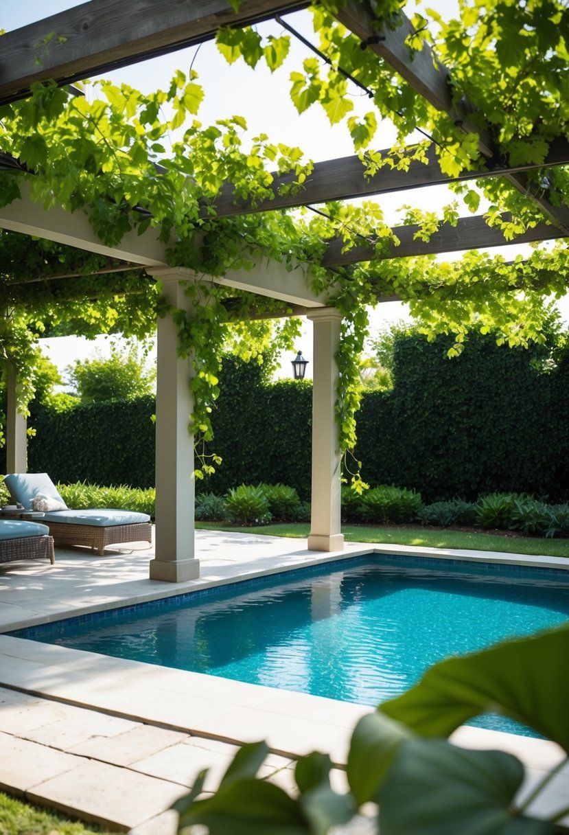 Pergola with Climbing Vines