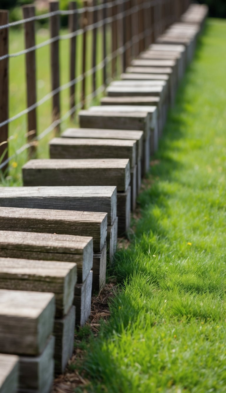 Railway Sleepers Border