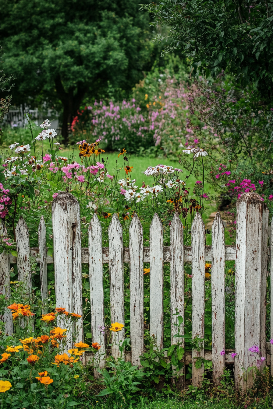 Rustic Picket Fence