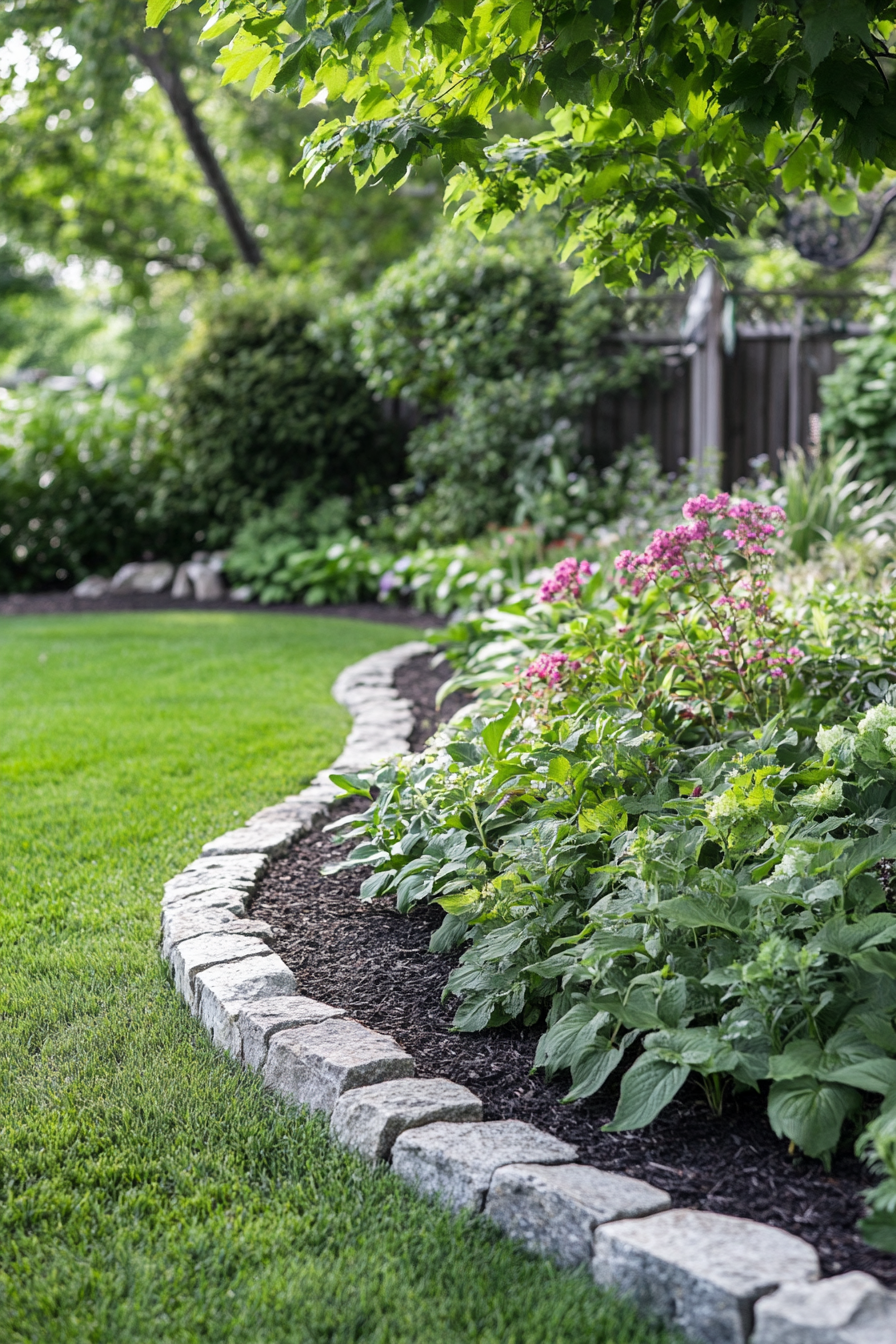 Stone Garden Edging 1